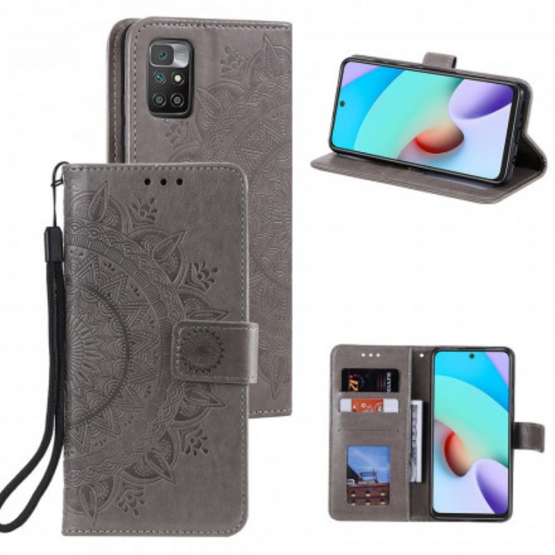 Flip Cover Xiaomi Redmi 10 Sol Mandala