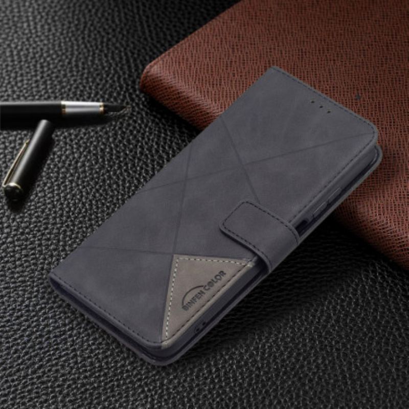 Flip Cover Xiaomi Redmi 10 Trekant Binfen Farve