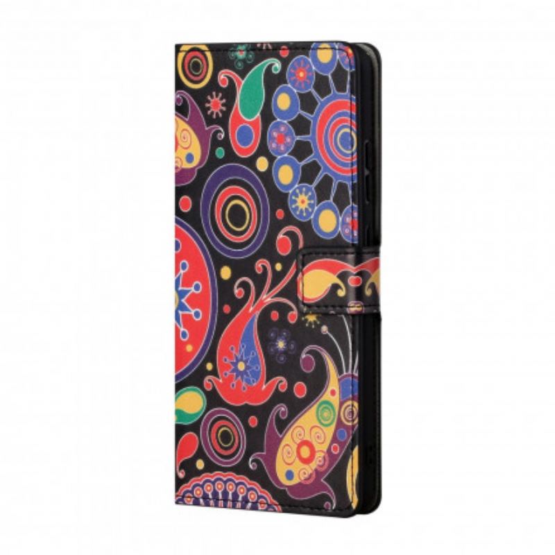 Læder Cover Xiaomi Redmi 10 Galaxy Design