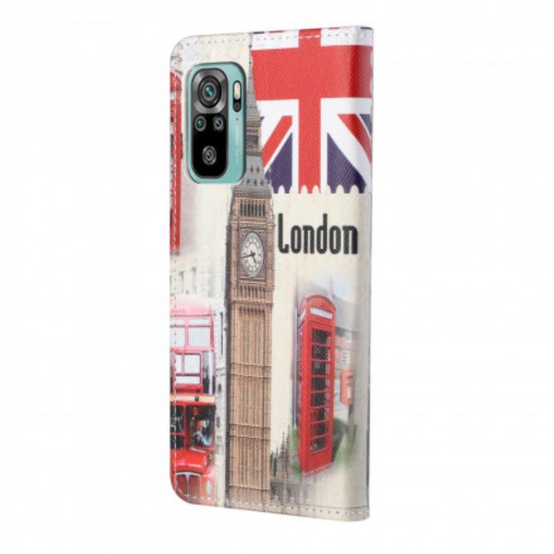 Læder Cover Xiaomi Redmi 10 London Liv