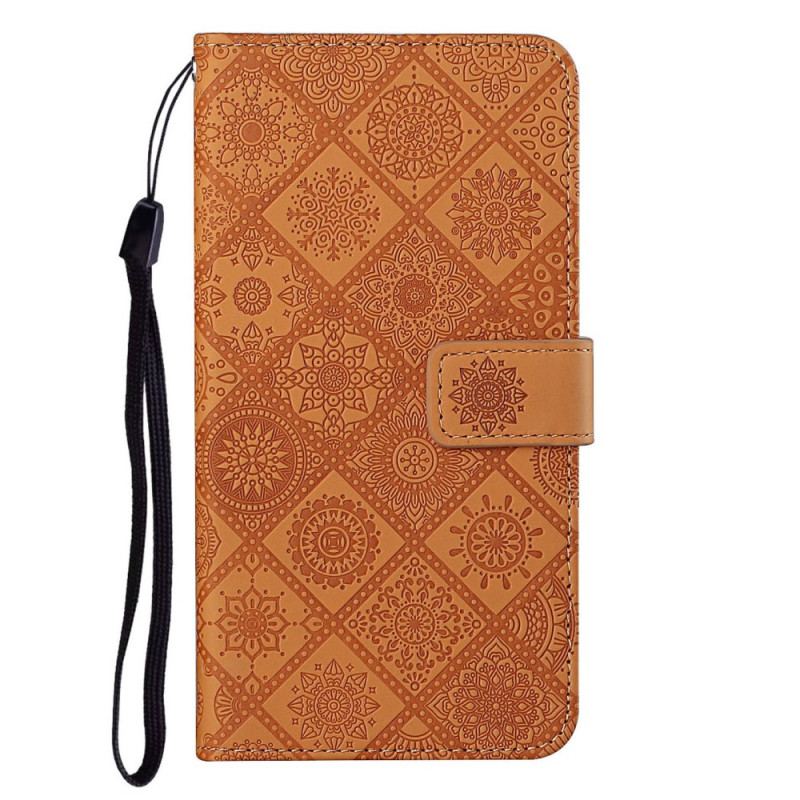 Læder Cover Xiaomi Redmi 10 Tapestry Mønster