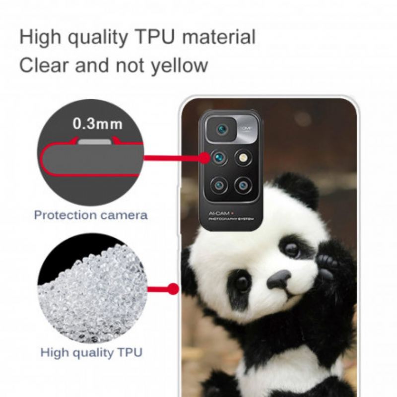 Mobilcover Xiaomi Redmi 10 Fleksibel Panda