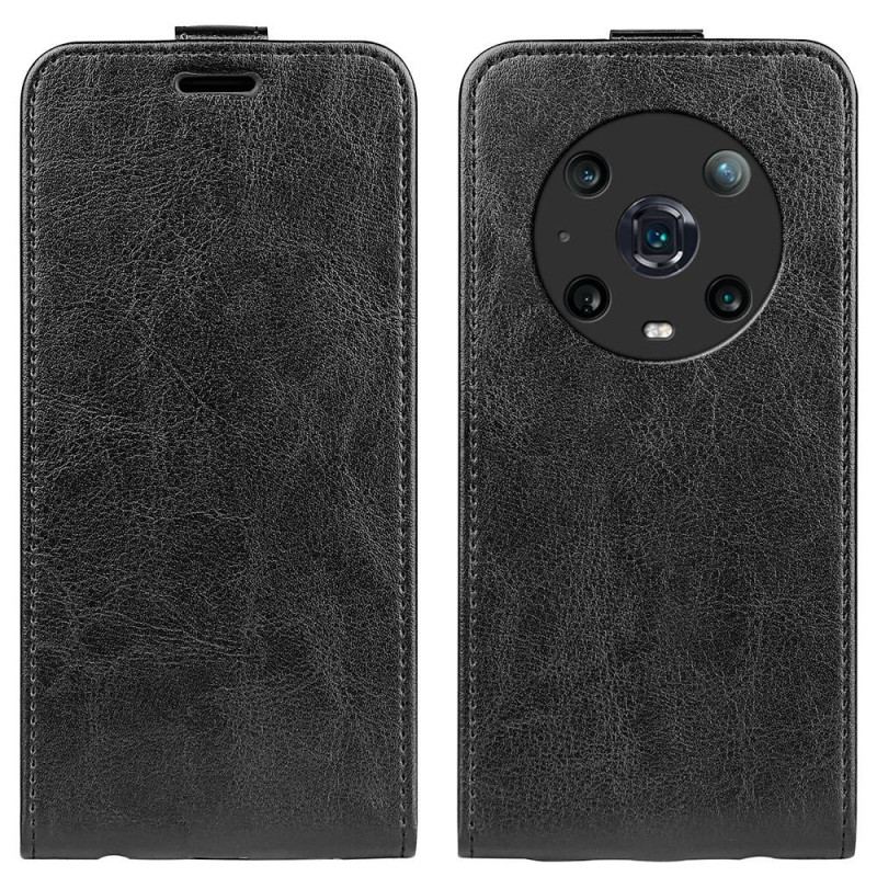 Læder Cover Honor Magic 4 Pro Flip Cover Lodret Klap