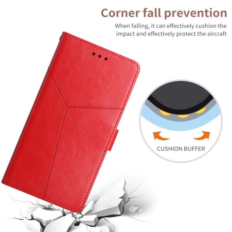 Flip Cover Honor 50 Lite Stil Læder Geo Y Design