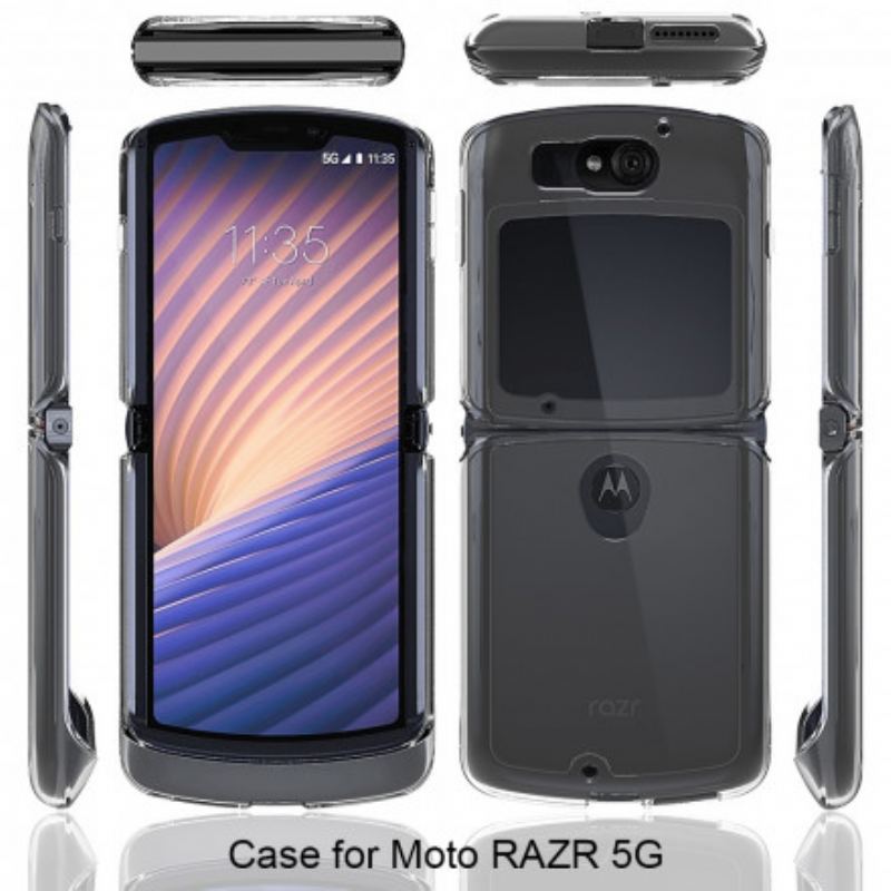 Cover Motorola Razr 5G Gennemsigtig