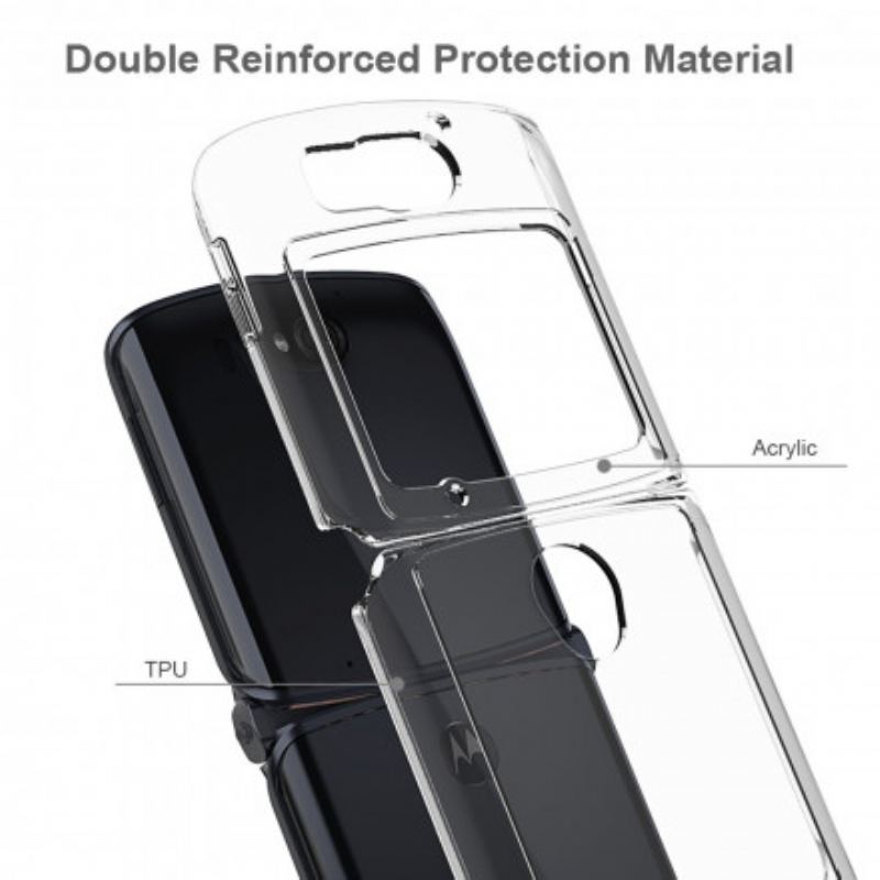 Cover Motorola Razr 5G Gennemsigtig