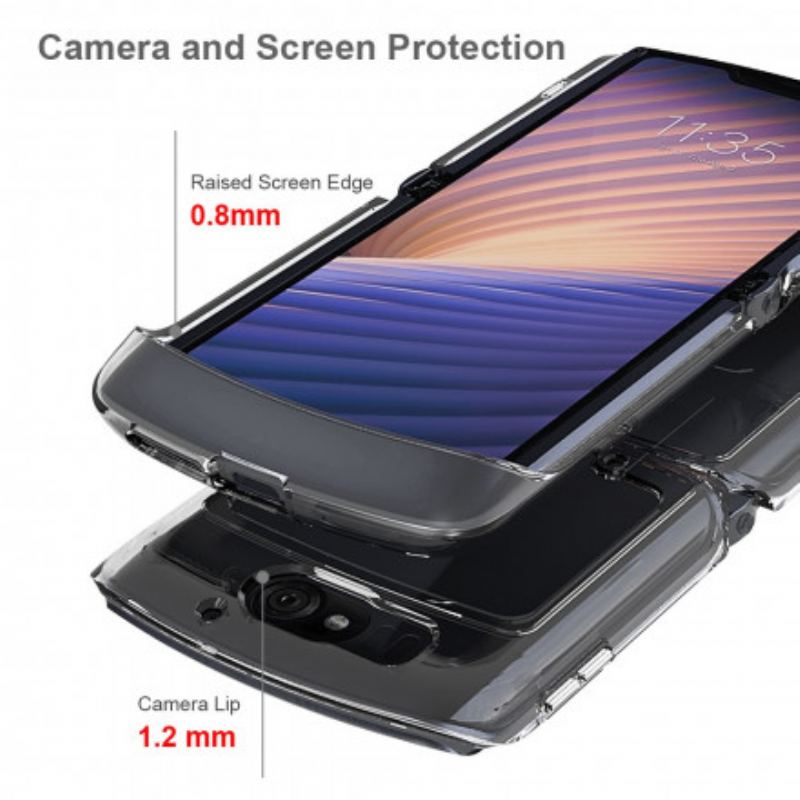 Cover Motorola Razr 5G Gennemsigtig