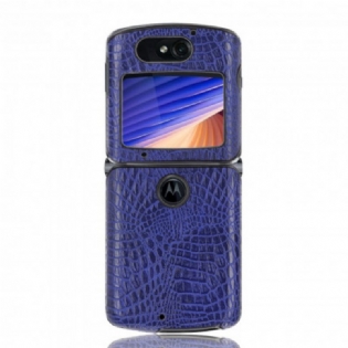 Cover Motorola Razr 5G Krokodillehudseffekt