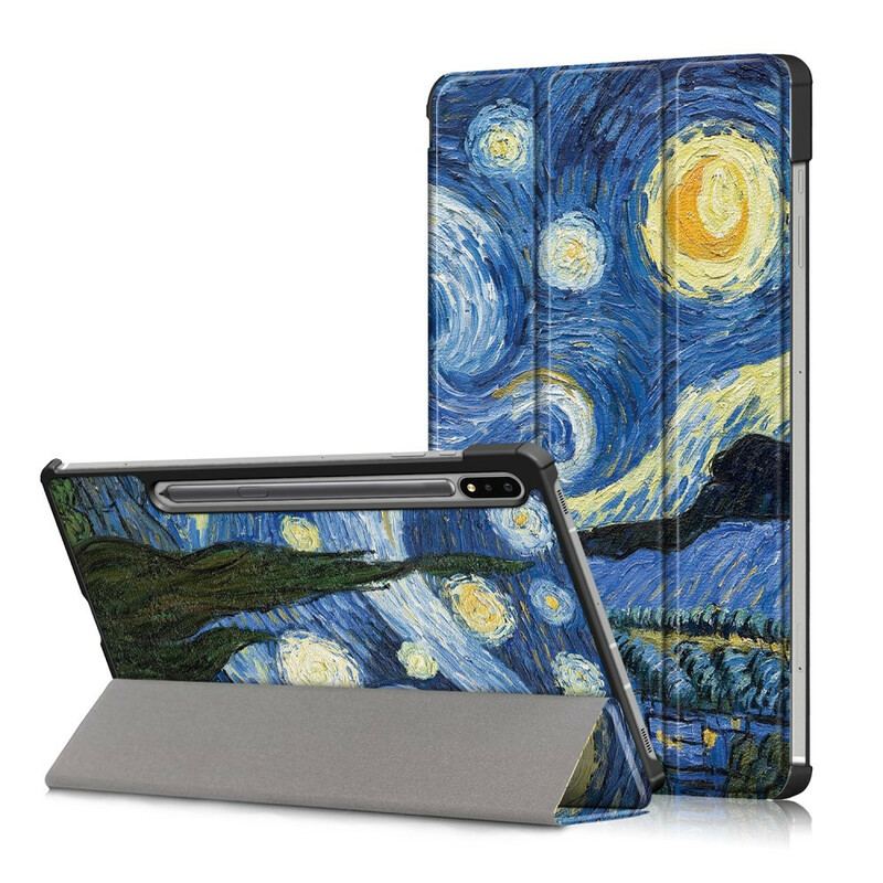 Cover Samsung Galaxy Tab S7 FE Forbedret Van Gogh