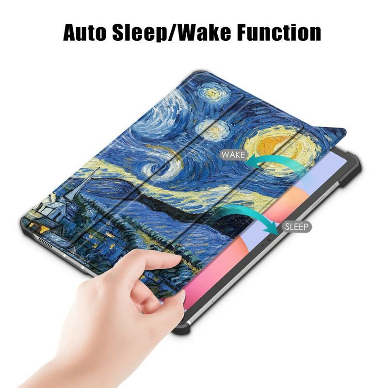 Cover Samsung Galaxy Tab S7 FE Forbedret Van Gogh