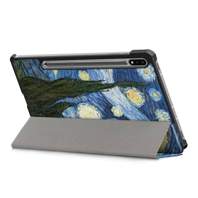 Cover Samsung Galaxy Tab S7 FE Forbedret Van Gogh