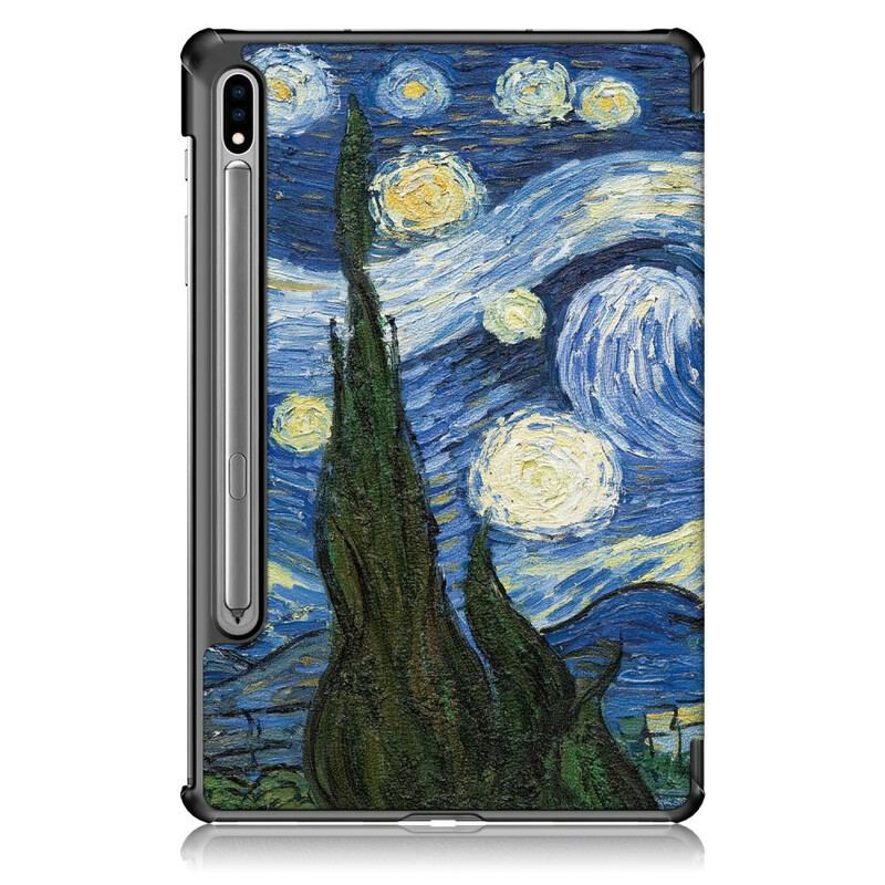 Cover Samsung Galaxy Tab S7 FE Forbedret Van Gogh