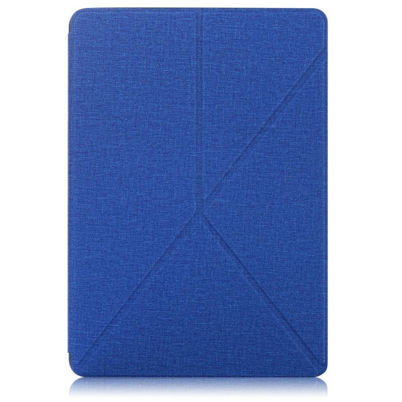 Cover Samsung Galaxy Tab S7 FE Origami Stof Tekstur