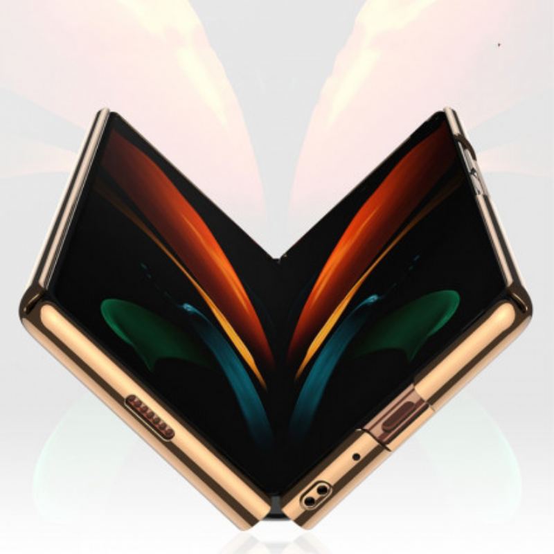 Cover Samsung Galaxy Z Fold 2 Gkk Farvet Design Hærdet Glas