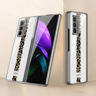 Cover Samsung Galaxy Z Fold 2 Gkk Leopard Hærdet Glas