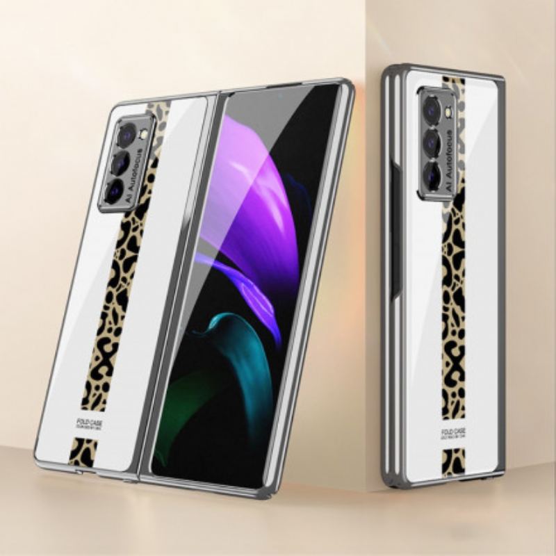 Cover Samsung Galaxy Z Fold 2 Gkk Leopard Hærdet Glas