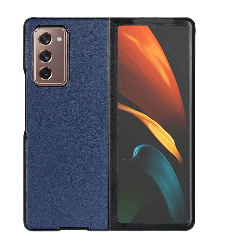 Cover Samsung Galaxy Z Fold 2 Hybrid Og Ægte Læder