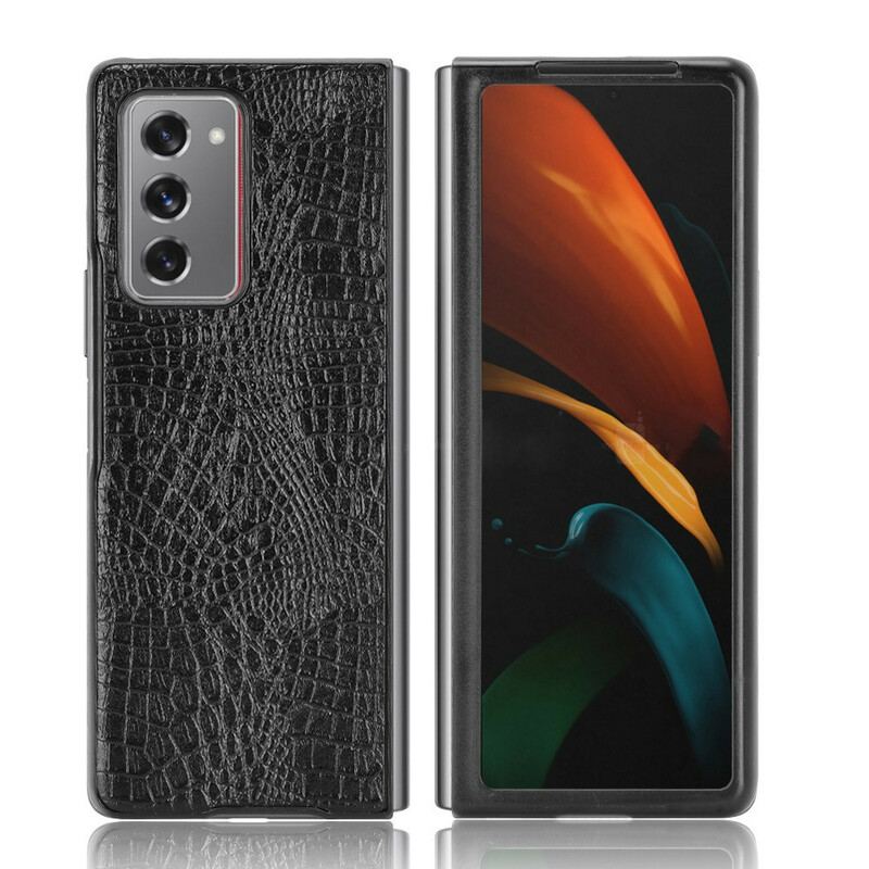 Cover Samsung Galaxy Z Fold 2 Krokodillehudstil