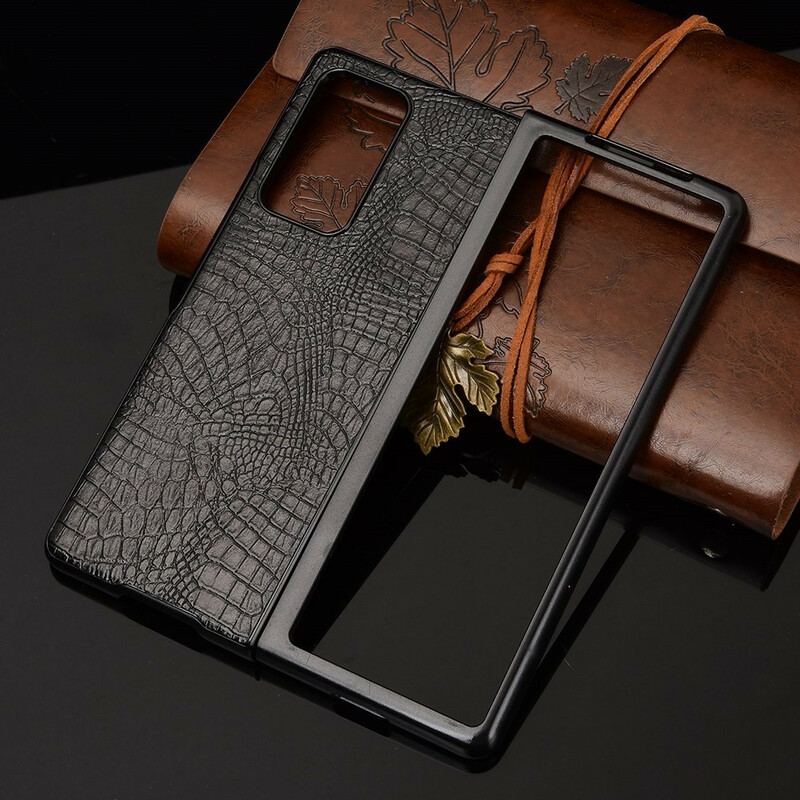 Cover Samsung Galaxy Z Fold 2 Krokodillehudstil