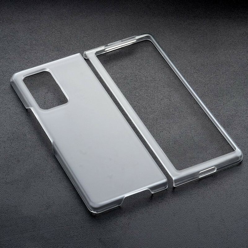 Cover Samsung Galaxy Z Fold 2 Mat Klar Plast