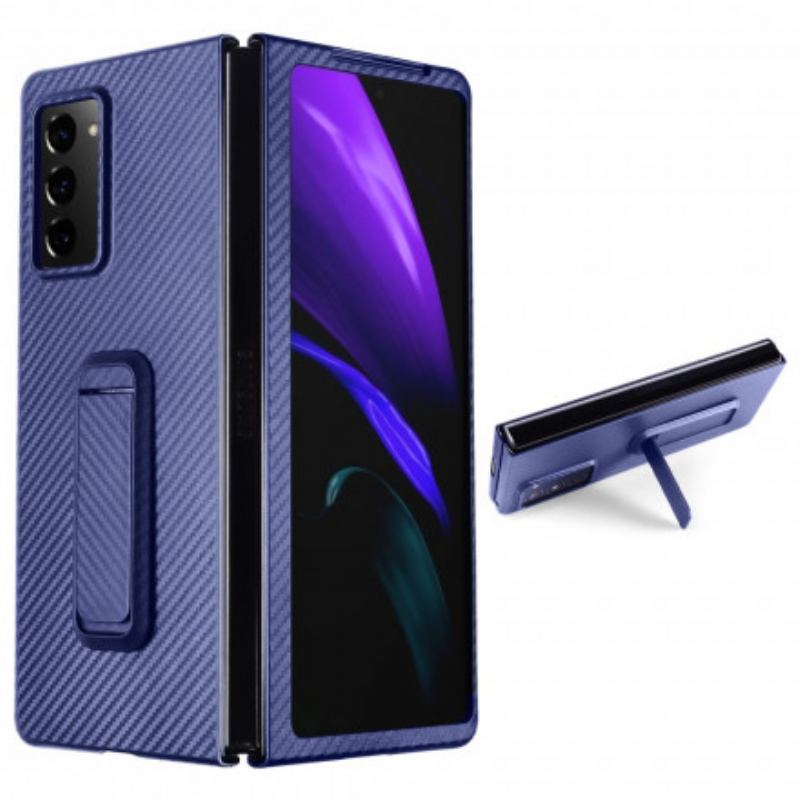 Cover Samsung Galaxy Z Fold 2 Tekstureret Med Håndfri Støtte