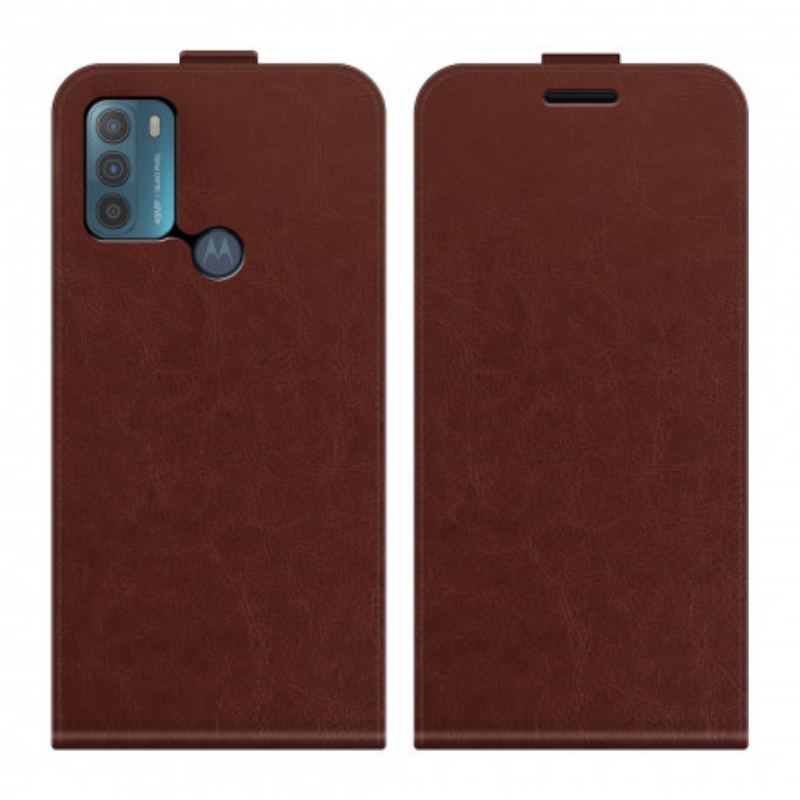 Flip Cover Moto G50 Læder Cover Lodret Flap Lædereffekt