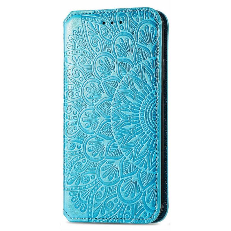 Cover Samsung Galaxy M52 5G Flip Cover Antik Imiteret Læder