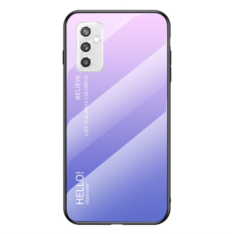 Cover Samsung Galaxy M52 5G Hærdet Glas Hej