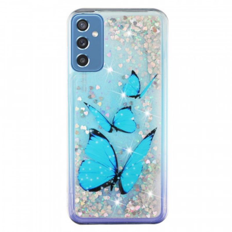 Cover Samsung Galaxy M52 5G Safir Sommerfugl