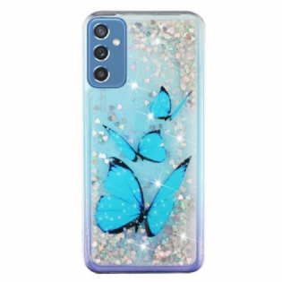 Cover Samsung Galaxy M52 5G Safir Sommerfugl