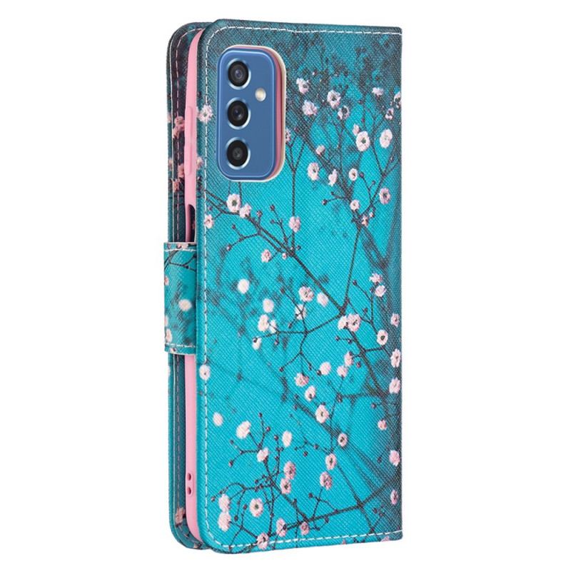 Flip Cover Samsung Galaxy M52 5G Blomstrende Træ