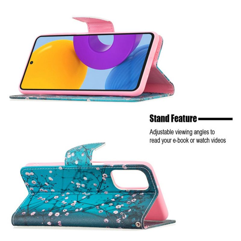 Flip Cover Samsung Galaxy M52 5G Blomstrende Træ