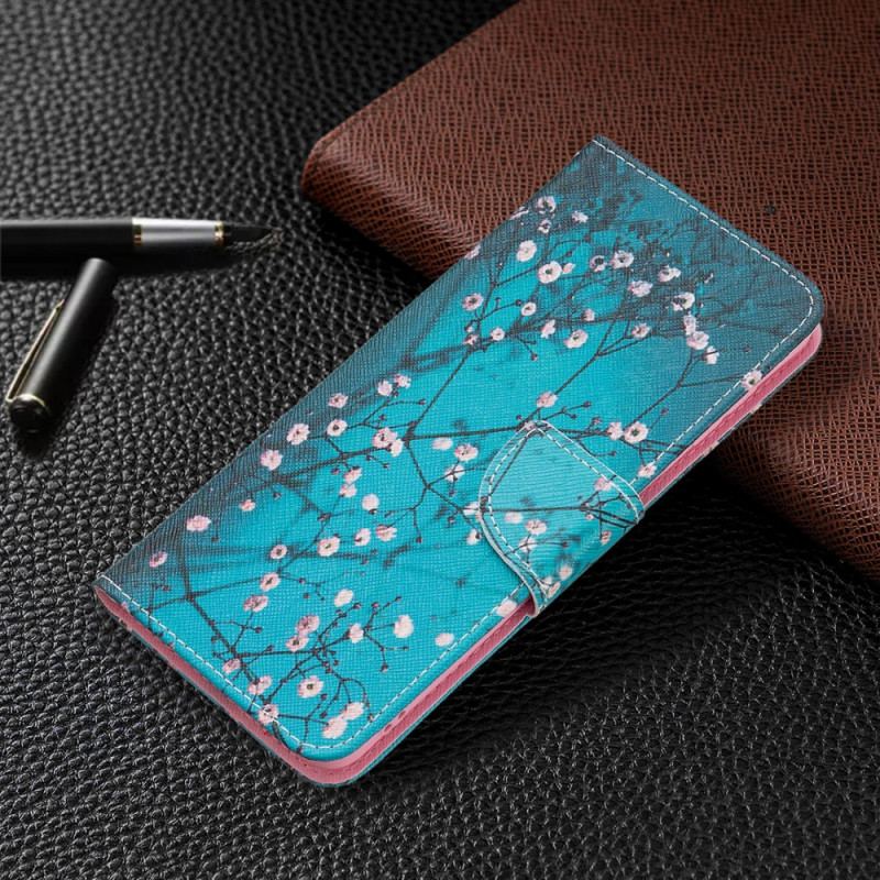 Flip Cover Samsung Galaxy M52 5G Blomstrende Træ