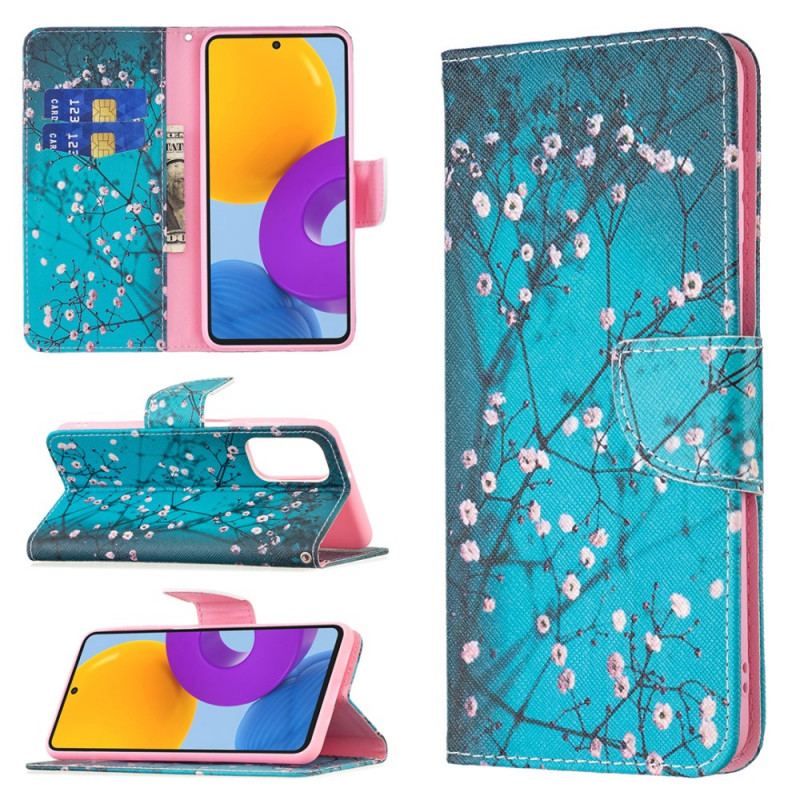 Flip Cover Samsung Galaxy M52 5G Blomstrende Træ