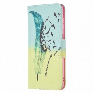 Flip Cover Samsung Galaxy M52 5G Fjer