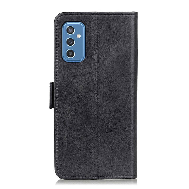 Flip Cover Samsung Galaxy M52 5G Læder Cover Dobbelt Klap