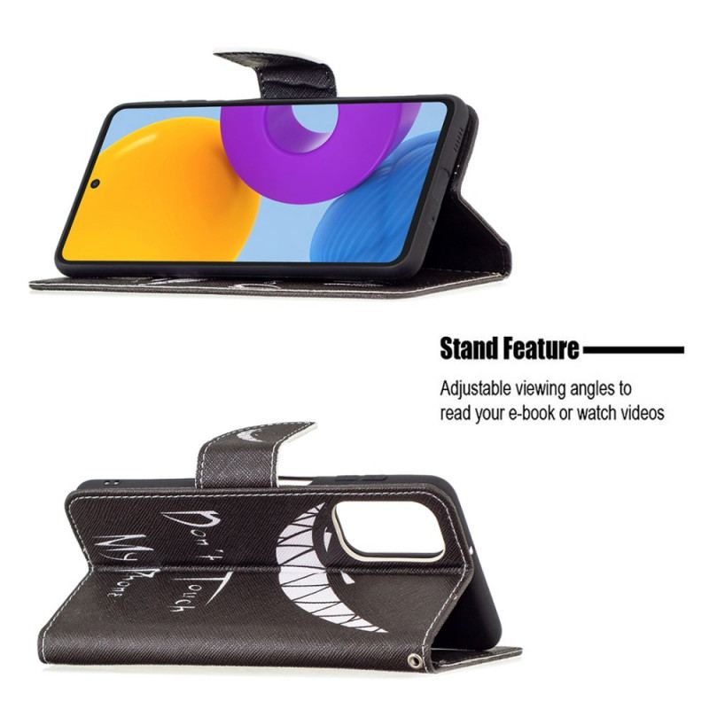 Flip Cover Samsung Galaxy M52 5G Machiavellisk Smil