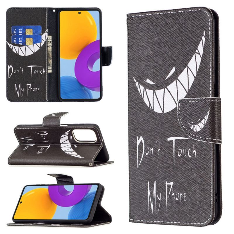 Flip Cover Samsung Galaxy M52 5G Machiavellisk Smil