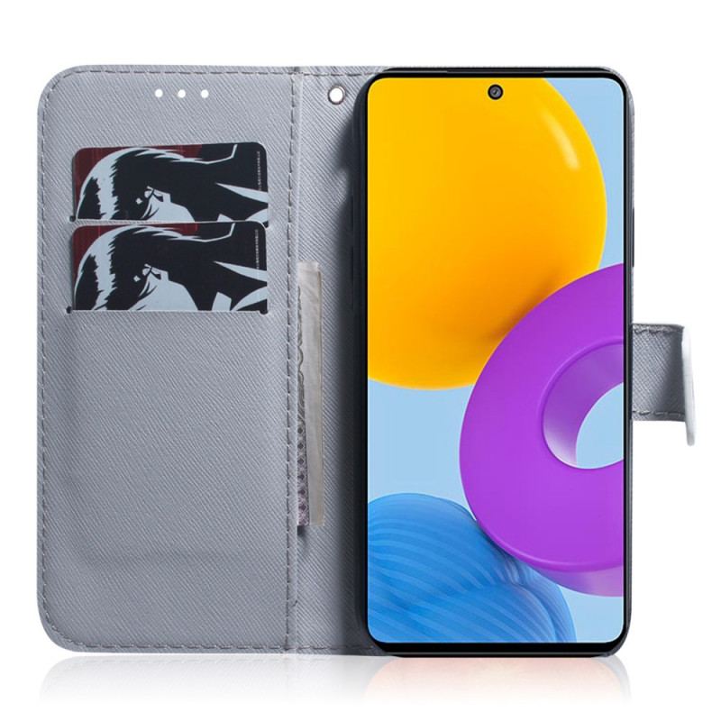 Flip Cover Samsung Galaxy M52 5G Mystiske Ugler