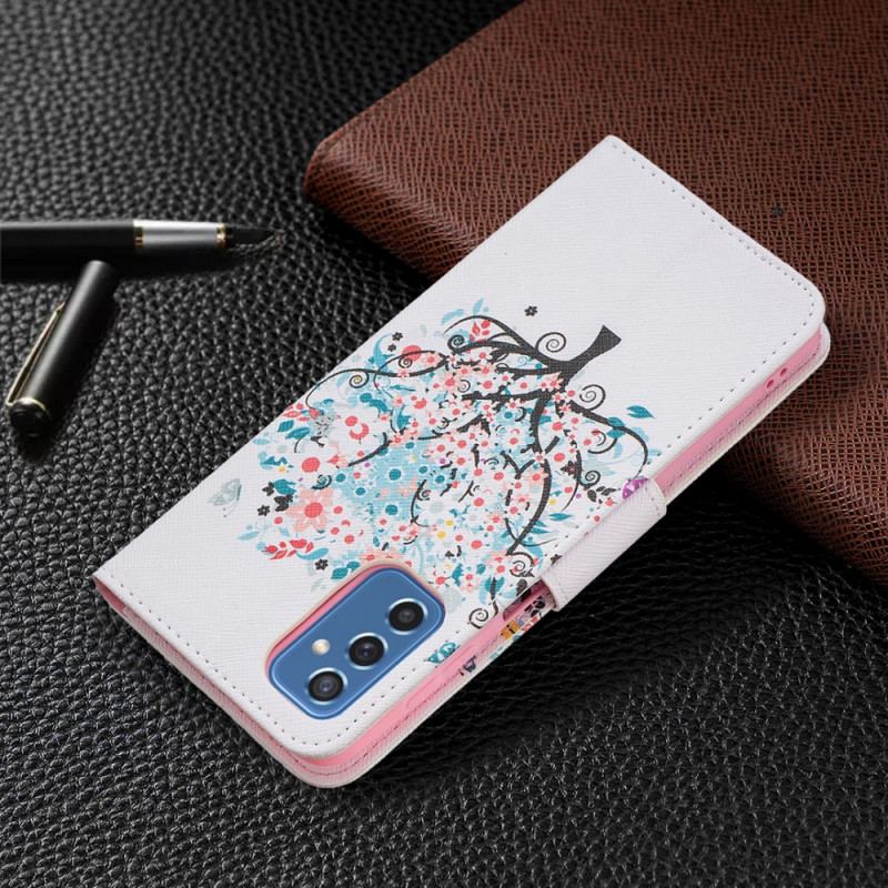 Flip Cover Samsung Galaxy M52 5G Regnbuebusk