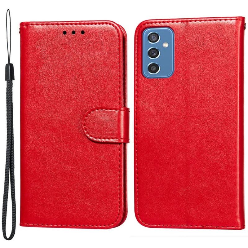 Flip Cover Samsung Galaxy M52 5G Tykt Læder