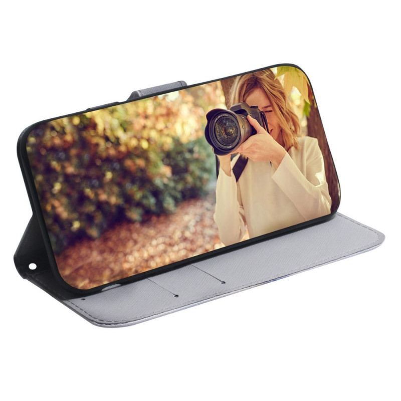 Læder Cover Samsung Galaxy M52 5G Mops Hund