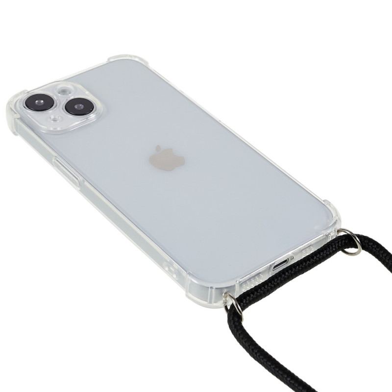 Cover iPhone 14 Gennemsigtig Med Ledning