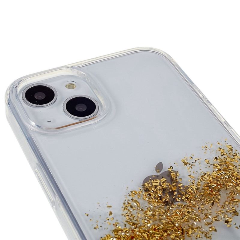 Cover iPhone 14 Glitter Kunst