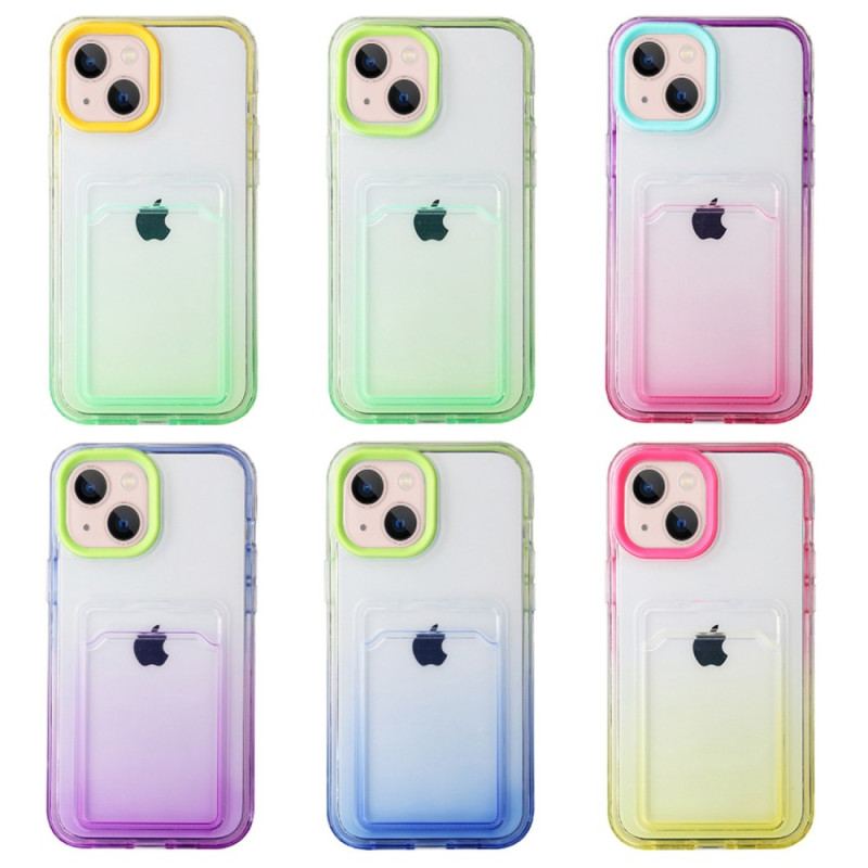 Cover iPhone 14 Gradient Kortholder