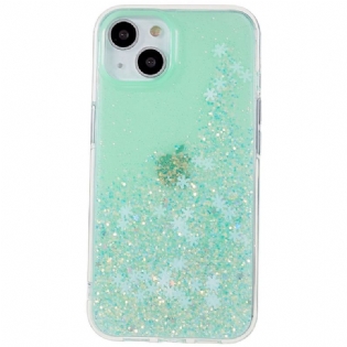 Cover iPhone 14 Pailletter Flakes