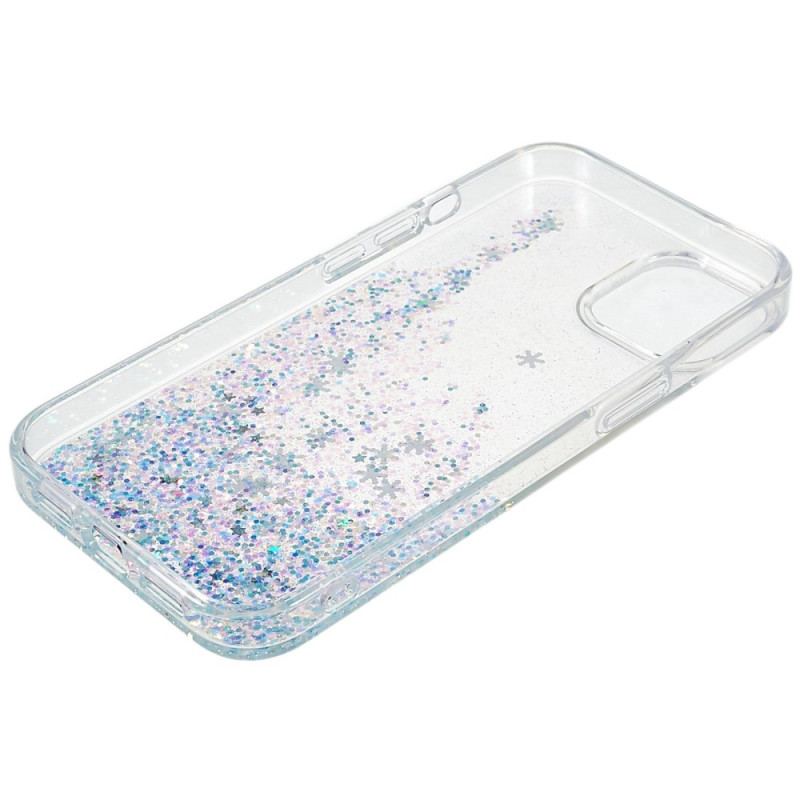 Cover iPhone 14 Pailletter Flakes