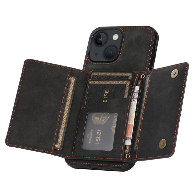 Cover iPhone 14 Punge Etui Wallet Support