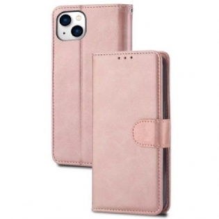 Flip Cover iPhone 14 Klassisk Mat