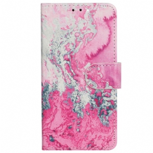 Flip Cover iPhone 14 Marmor